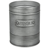 Organizador Porta Utensílios de Cozinha Lata Utensils em Aço Soho Yoi Grafite